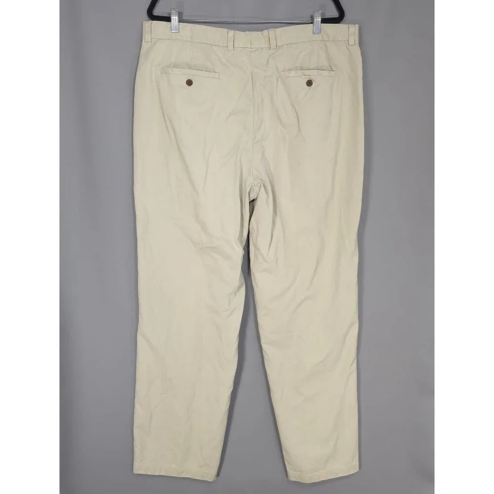 TOMMY BAHAMA Vintage Pants 40x31 Tencel‎ Cotton Slacks HONG KONG MADE